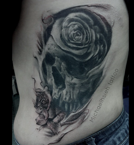 Tattoos - Skull and Roses - 98934